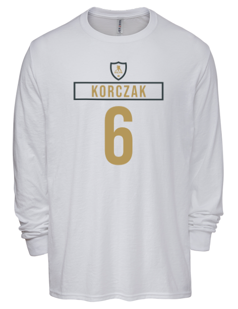 Home Jersey Kaedon Korczak Men's Premium Blend Long Sleeve-T-Shirt | Swagsta