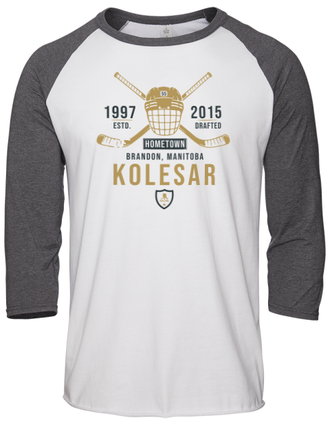 Classic Heritage Keegan Kolesar Unisex Premium Three-Quarter Raglan T-Shirt | Swagsta