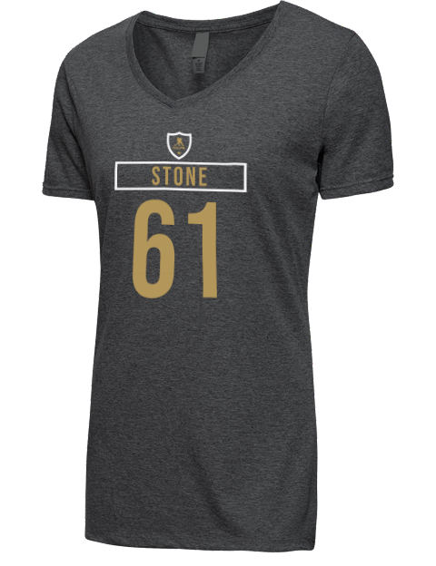 Away Jersey Mark Stone Premium Ladies V-Neck T-Shirt | Swagsta