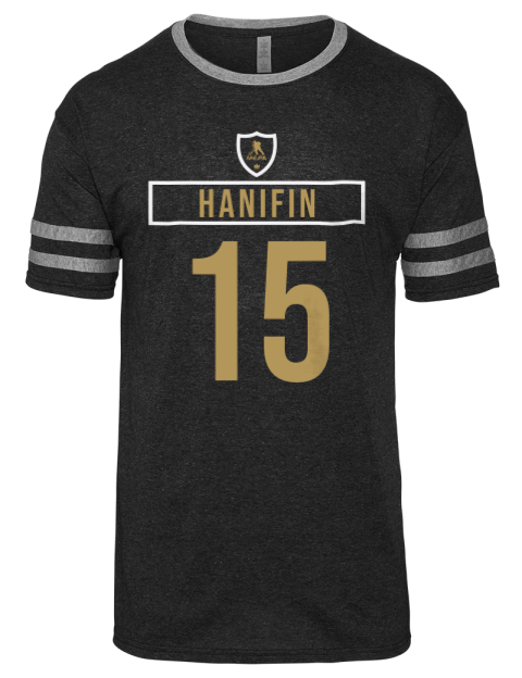Away Jersey Noah Hanifin Men's Tri-Blend T-Shirt | Swagsta