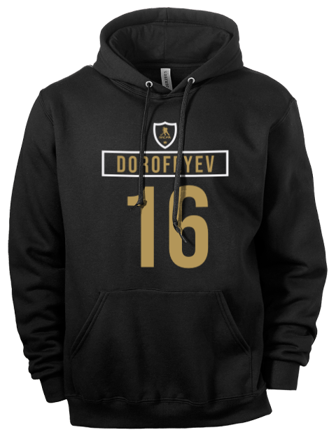 Away Jersey Pavel Dorofeyev Eco Premium Unisex Hooded Sweatshirt | Swagsta