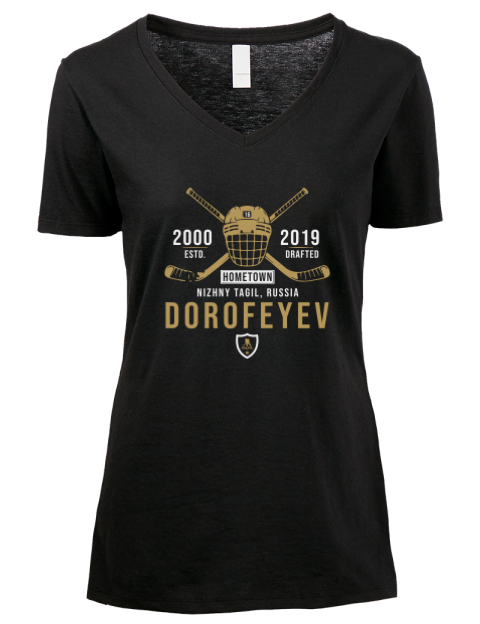Heritage Pavel Dorofeyev Premium Ladies V-Neck T-Shirt | Swagsta