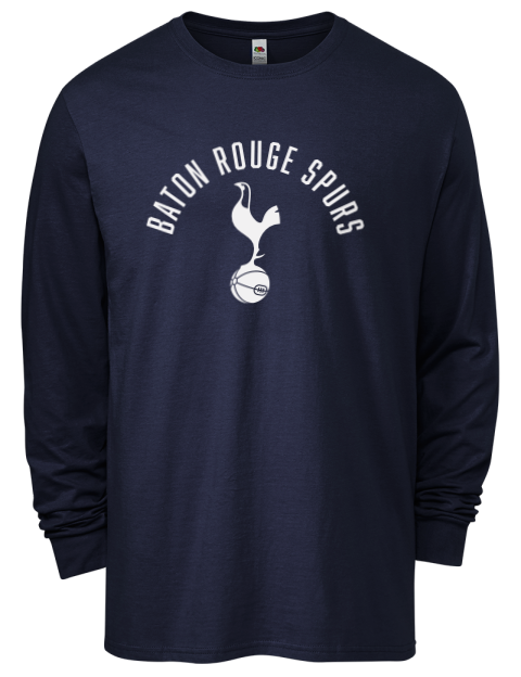 Arched Baton Rouge Spurs Men's Long-Sleeve T-Shirt | Swagsta