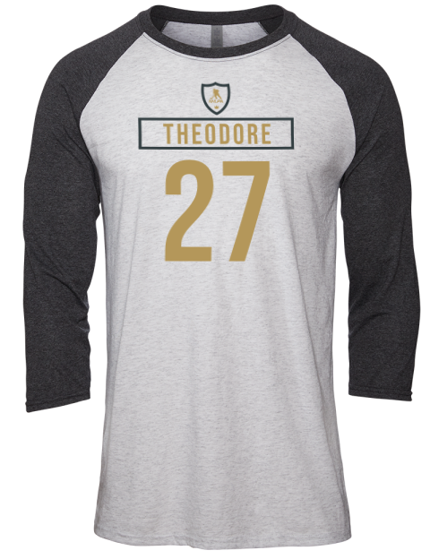Home Jersey Shea Theodore Unisex Premium Three-Quarter Raglan T-Shirt | Swagsta