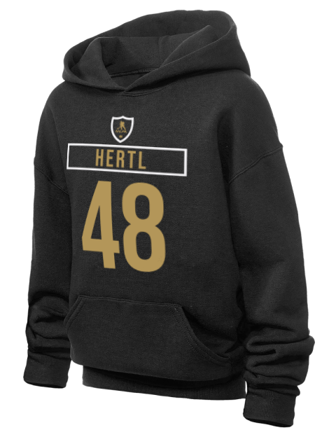 Away Jersey Tomas Hertl Youth Hooded Sweatshirt | Swagsta