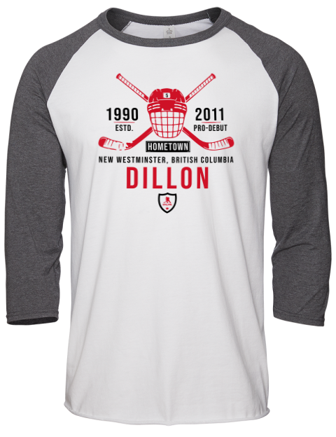 Classic Heritage Brenden Dillon Unisex Premium Three-Quarter Raglan T-Shirt | Swagsta