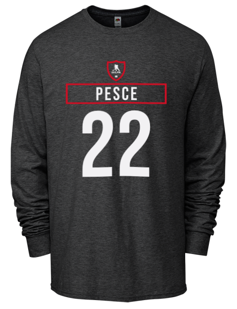 Away Jersey Brett Pesce Men's Long-Sleeve T-Shirt | Swagsta