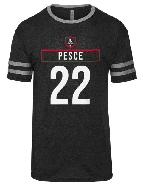 Away Jersey Brett Pesce Men's Tri-Blend T-Shirt | Swagsta