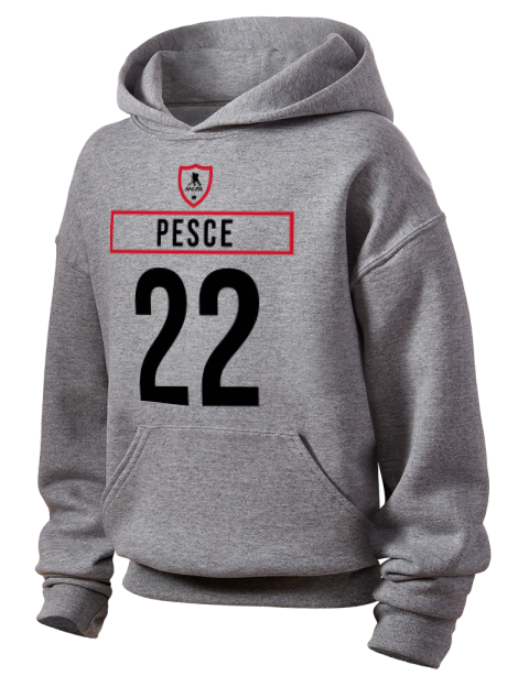 Home Jersey Brett Pesce Youth Hooded Sweatshirt | Swagsta