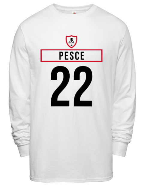 Home Jersey Brett Pesce Men's Long-Sleeve T-Shirt | Swagsta