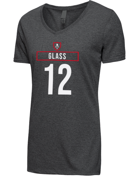 Away Jersey Cody Glass Premium Ladies V-Neck T-Shirt | Swagsta