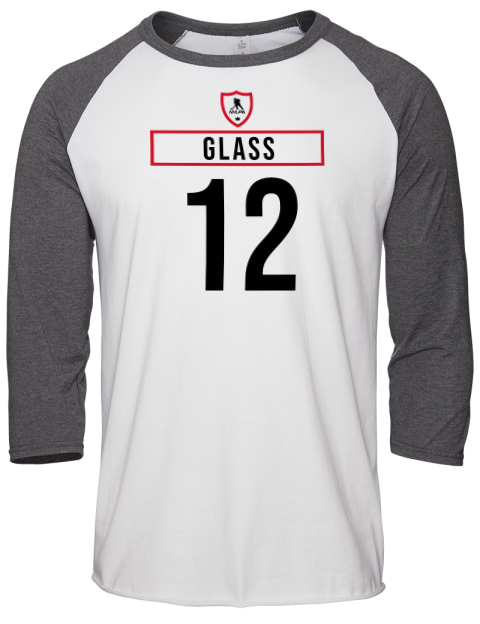 Home Jersey Cody Glass Unisex Premium Three-Quarter Raglan T-Shirt | Swagsta