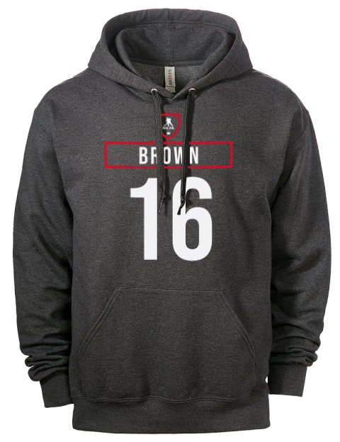 Away Jersey Connor Brown Eco Premium Unisex Hooded Sweatshirt | Swagsta