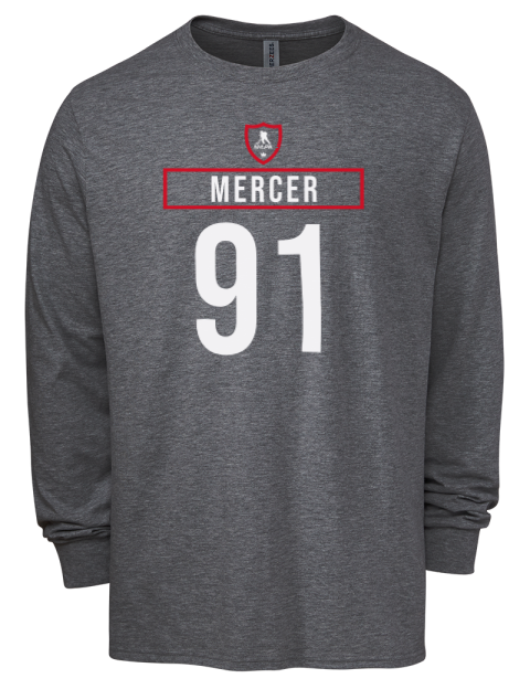 Away Jersey Dawson Mercer Men's Premium Blend Long Sleeve-T-Shirt | Swagsta