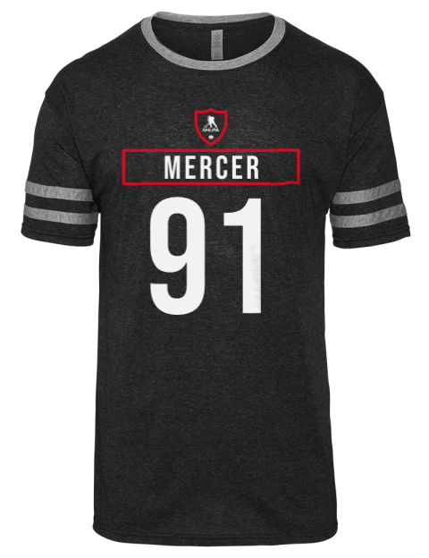 Away Jersey Dawson Mercer Men's Tri-Blend T-Shirt | Swagsta