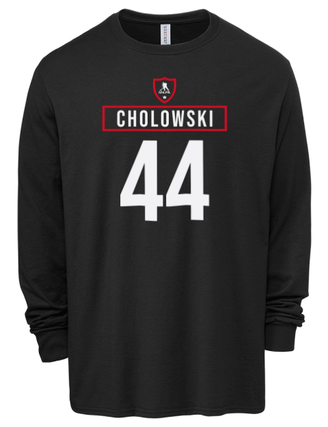 Away Jersey Dennis Cholowski Men's Premium Blend Long Sleeve-T-Shirt | Swagsta