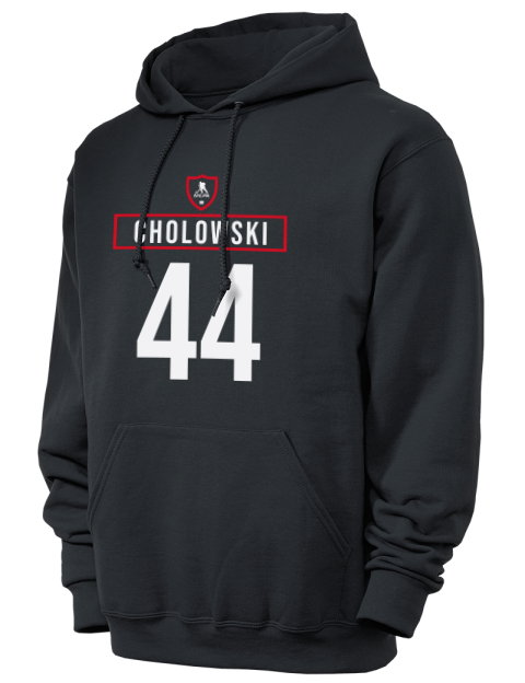 Away Jersey Dennis Cholowski Unisex Hooded Sweatshirt | Swagsta