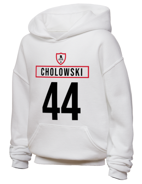 Home Jersey Dennis Cholowski Youth Hooded Sweatshirt | Swagsta