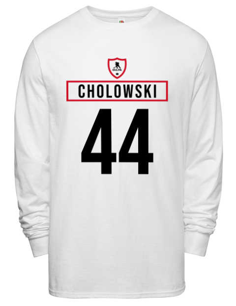 Home Jersey Dennis Cholowski Men's Long-Sleeve T-Shirt | Swagsta