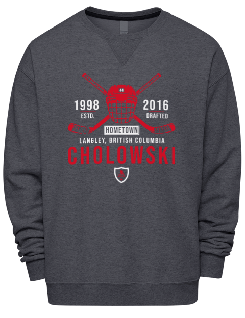 Heritage Dennis Cholowski Premium Unisex Crewneck Sweatshirt | Swagsta