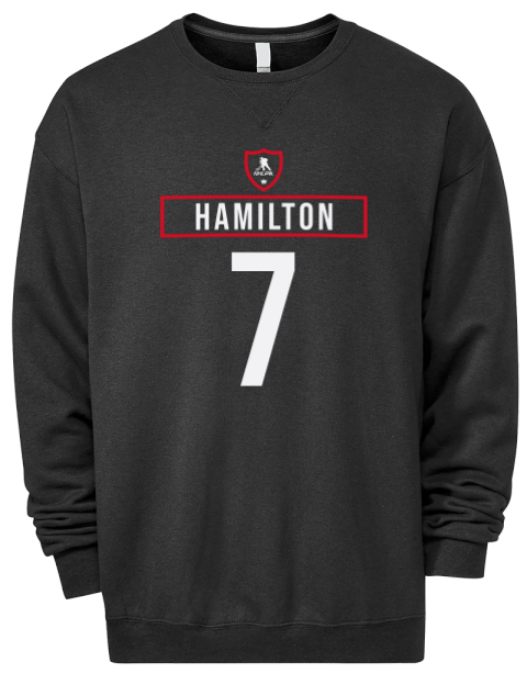 Away Jersey Dougie Hamilton Premium Unisex Crewneck Sweatshirt | Swagsta