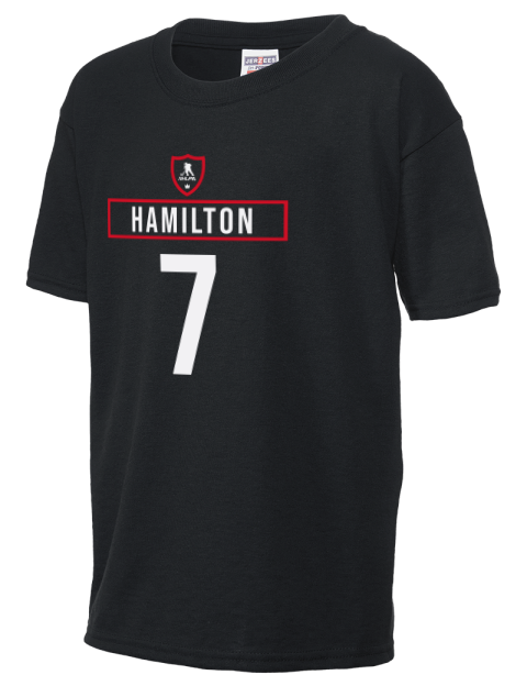 Away Jersey Dougie Hamilton Youth T-Shirt | Swagsta