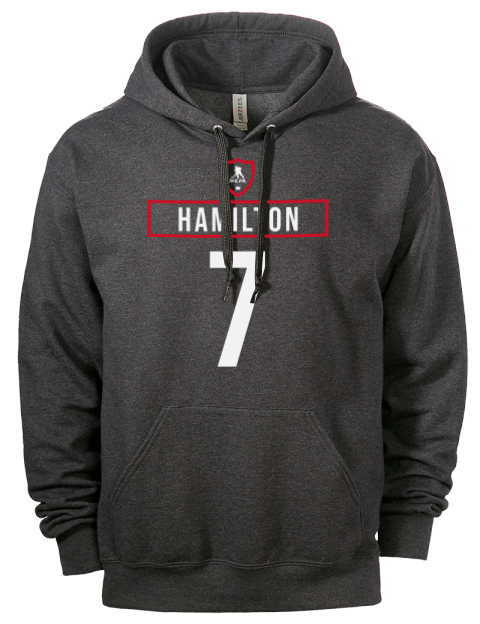 Away Jersey Dougie Hamilton Eco Premium Unisex Hooded Sweatshirt | Swagsta