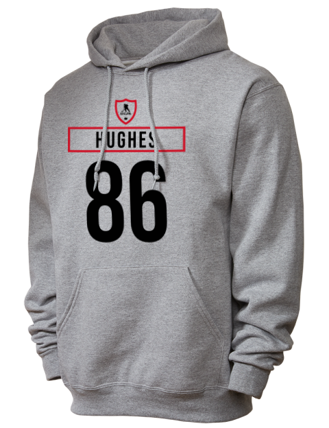 Home Jersey Jack Hughes Unisex Hooded Sweatshirt | Swagsta