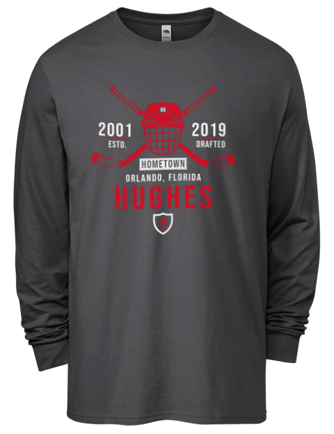 Heritage Jack Hughes Men's Long-Sleeve T-Shirt | Swagsta
