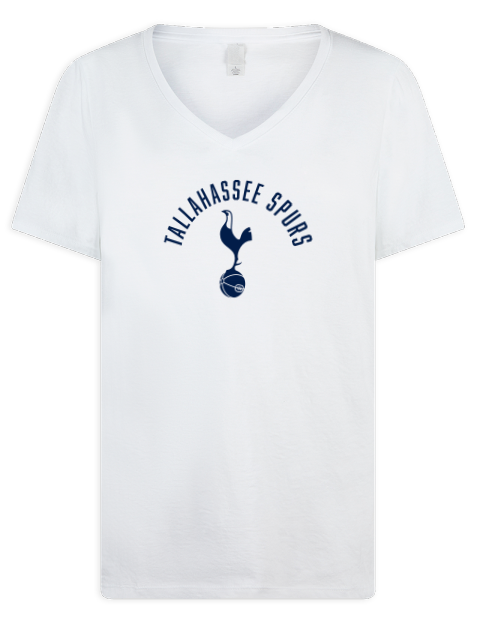 Classic Tallahassee Spurs Premium Ladies V-Neck T-Shirt | Swagsta