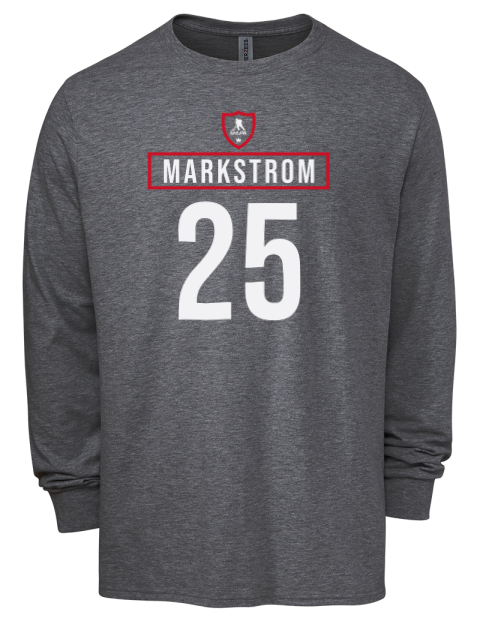 Away Jersey Jacob Markstrom Men's Premium Blend Long Sleeve-T-Shirt | Swagsta