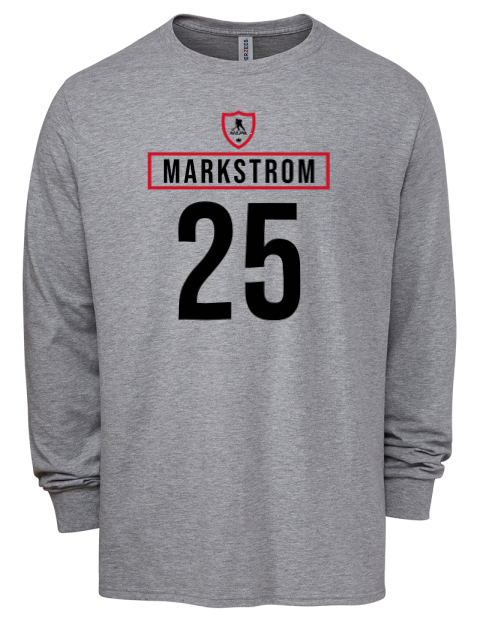 Home Jersey Jacob Markstrom Men's Premium Blend Long Sleeve-T-Shirt | Swagsta