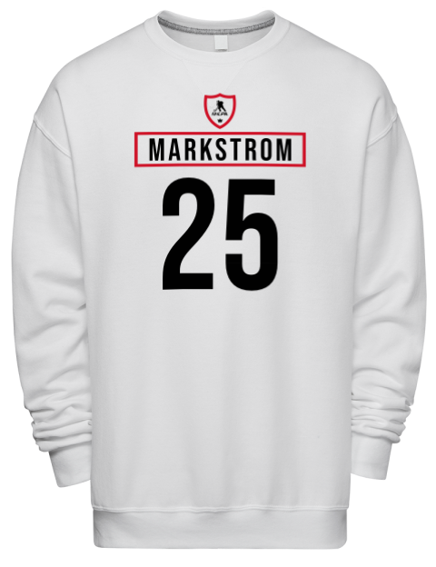 Home Jersey Jacob Markstrom Premium Unisex Crewneck Sweatshirt | Swagsta
