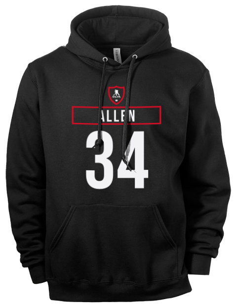 Away Jersey Jake Allen Eco Premium Unisex Hooded Sweatshirt | Swagsta