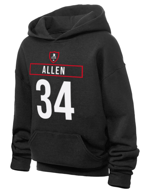 Away Jersey Jake Allen Youth Hooded Sweatshirt | Swagsta