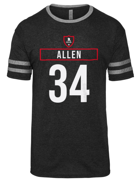 Away Jersey Jake Allen Men's Tri-Blend T-Shirt | Swagsta