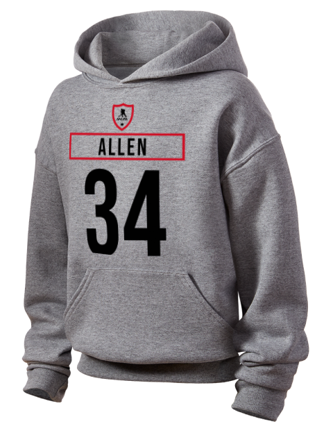 Home Jersey Jake Allen Youth Hooded Sweatshirt | Swagsta