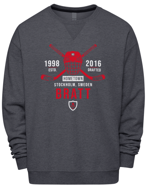 Heritage Jesper Bratt Premium Unisex Crewneck Sweatshirt | Swagsta