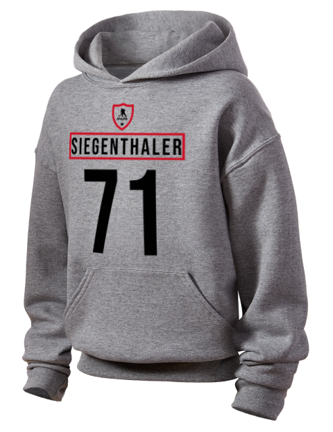 Home Jersey Jonas Siegenthaler Youth Hooded Sweatshirt | Swagsta