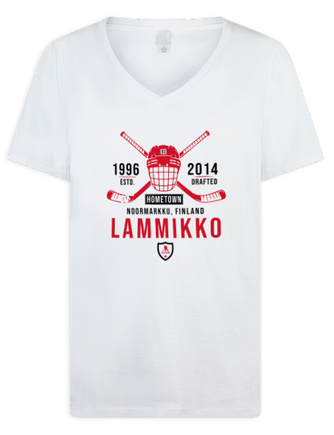 Classic Heritage Juho Lammikko Premium Ladies V-Neck T-Shirt | Swagsta