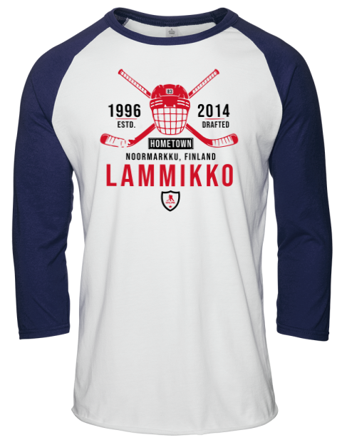 Classic Heritage Juho Lammikko Unisex Premium Three-Quarter Raglan T-Shirt | Swagsta