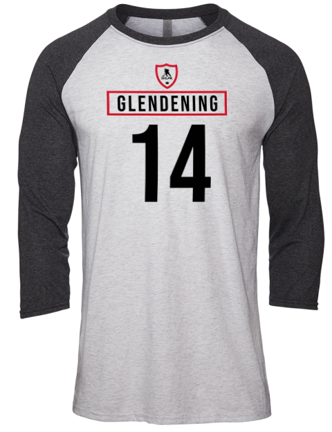 Home Jersey Luke Glendening Unisex Premium Three-Quarter Raglan T-Shirt | Swagsta