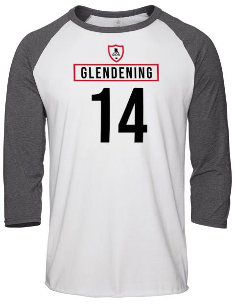 Home Jersey Luke Glendening Unisex Premium Three-Quarter Raglan T-Shirt | Swagsta