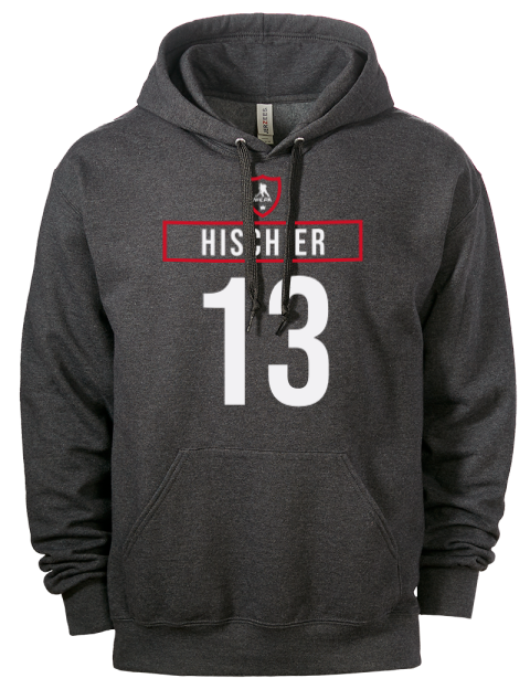 Away Jersey Nico Hischier Eco Premium Unisex Hooded Sweatshirt | Swagsta