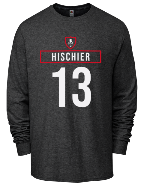 Away Jersey Nico Hischier Men's Long-Sleeve T-Shirt | Swagsta