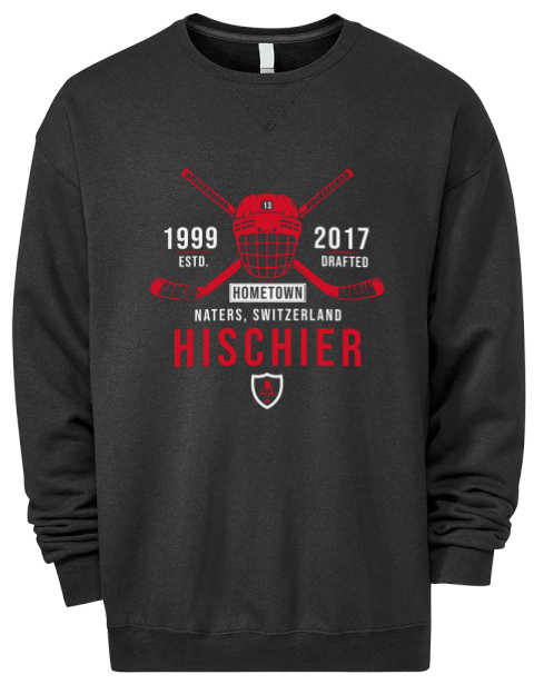 Heritage Nico Hischier Premium Unisex Crewneck Sweatshirt | Swagsta
