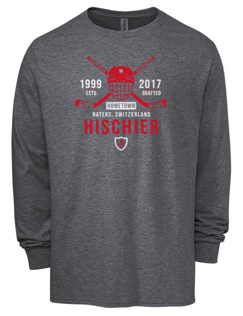 Heritage Nico Hischier Men's Premium Blend Long Sleeve-T-Shirt | Swagsta