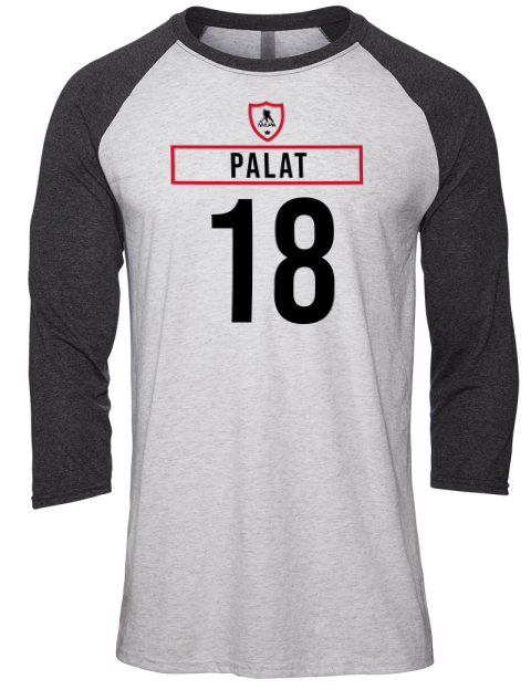 Home Jersey Ondrej Palat Unisex Premium Three-Quarter Raglan T-Shirt | Swagsta