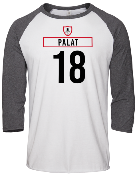 Home Jersey Ondrej Palat Unisex Premium Three-Quarter Raglan T-Shirt | Swagsta