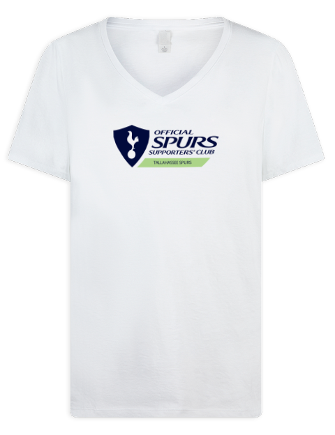 Official Tallahassee Spurs Premium Ladies V-Neck T-Shirt | Swagsta
